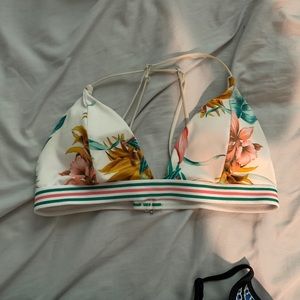 H&M floral bikini top